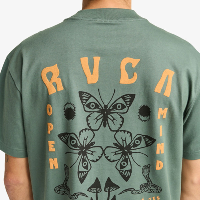 Camiseta RVCA: Butterfly Poster (Balsam Green)