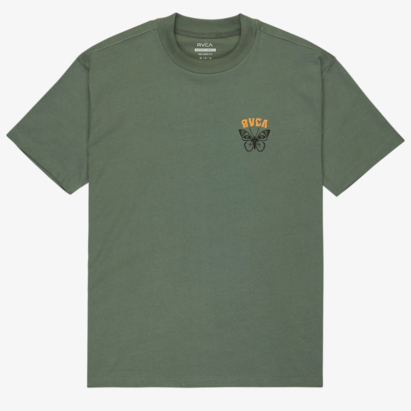 Camiseta RVCA: Butterfly Poster (Balsam Green)