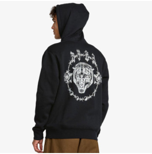 Sudadera RVCA: Benj Tiger Eyes Z (Black)