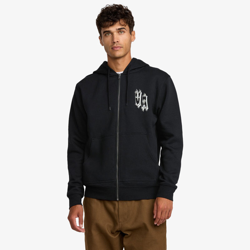 Sudadera RVCA: Benj Tiger Eyes Z (Black)