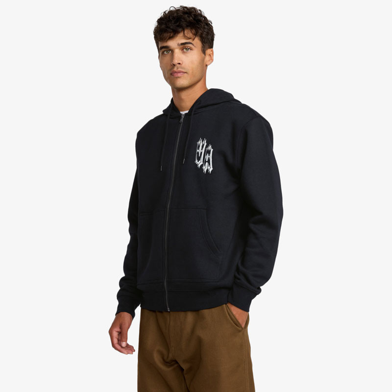 Sudadera RVCA: Benj Tiger Eyes Z (Black)