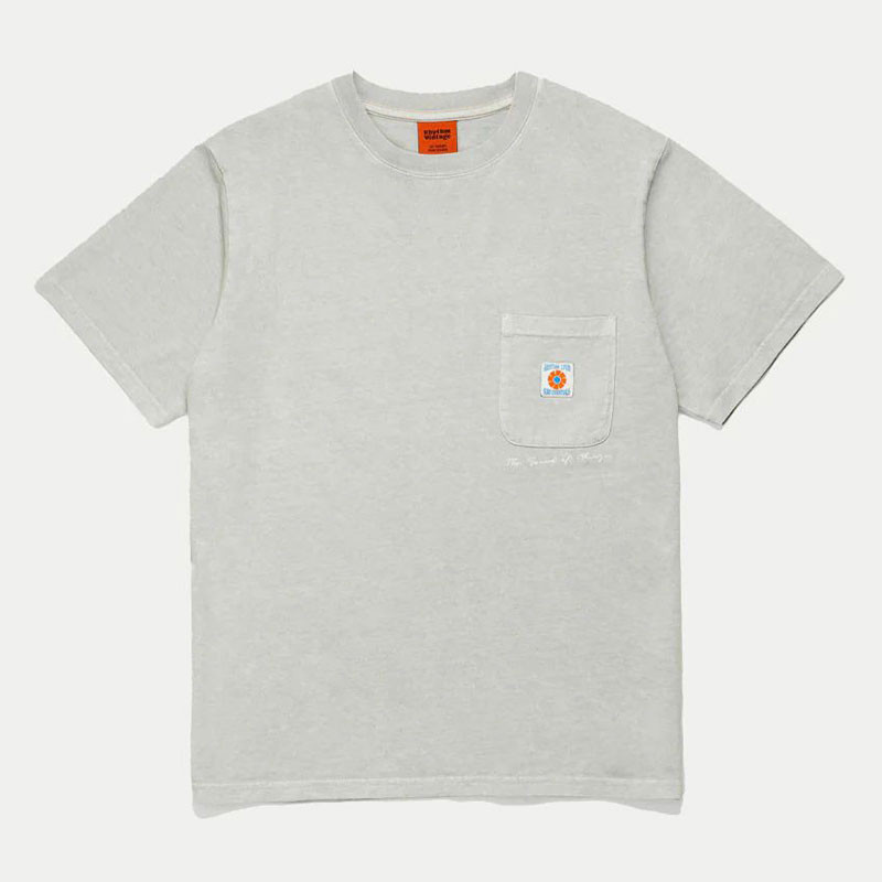 Camiseta Rhythm: Vintage Pocket SS T Shirt (Stone)