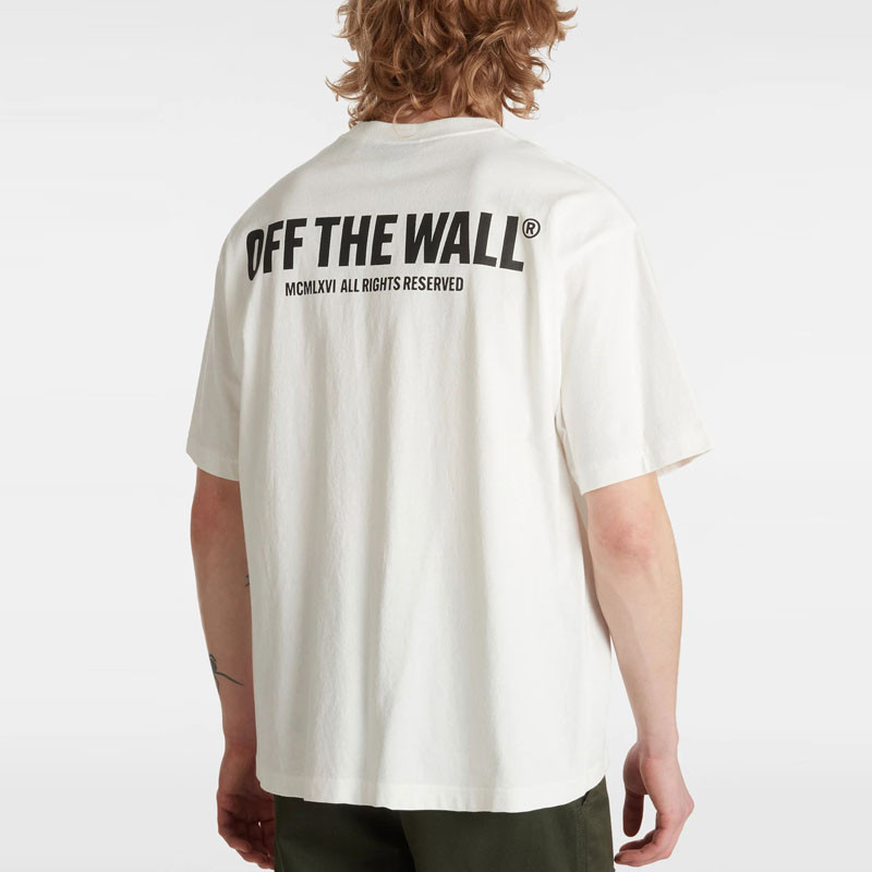 Camiseta Vans: Original Standards Stattement (White Blk)