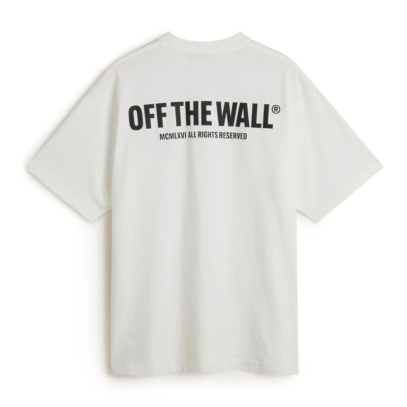Camiseta Vans: Original Standards Stattement (White Blk)