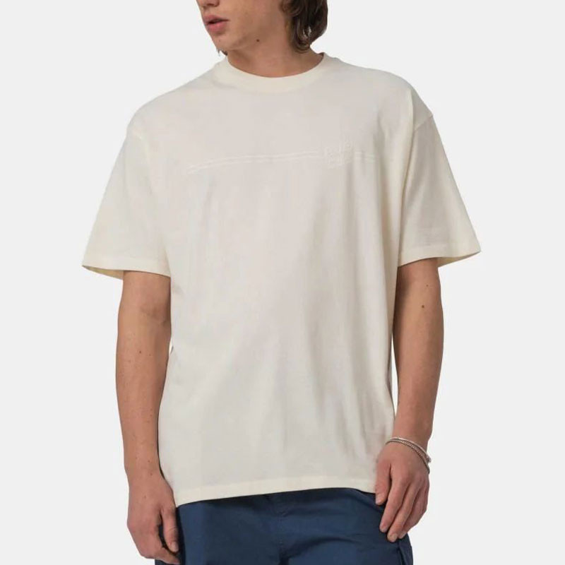 Camiseta Santa Cruz: Tonal Opus Dot Stripe T-Shirt (Unbleached)
