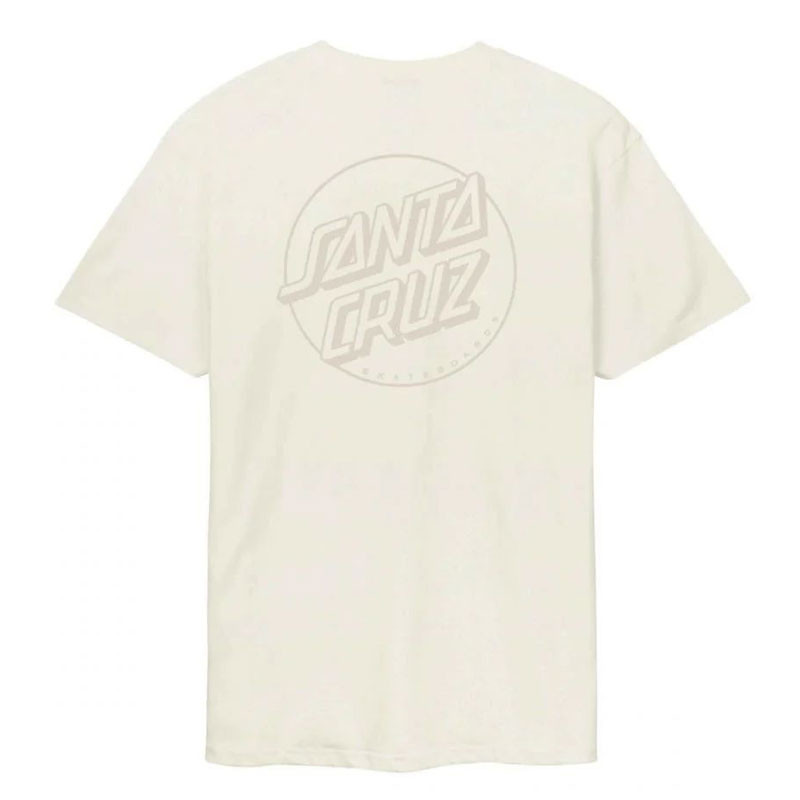 Camiseta Santa Cruz: Tonal Opus Dot Stripe T-Shirt (Unbleached)
