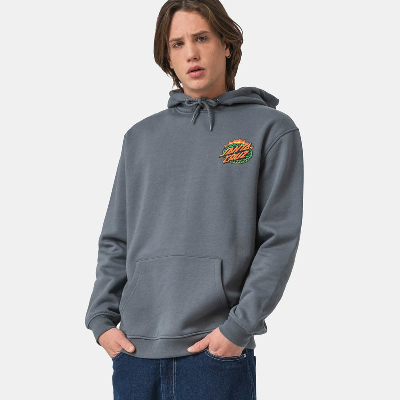 Sudadera Santa Cruz: Kendall End Of The Dot Hood (Storm Grey)