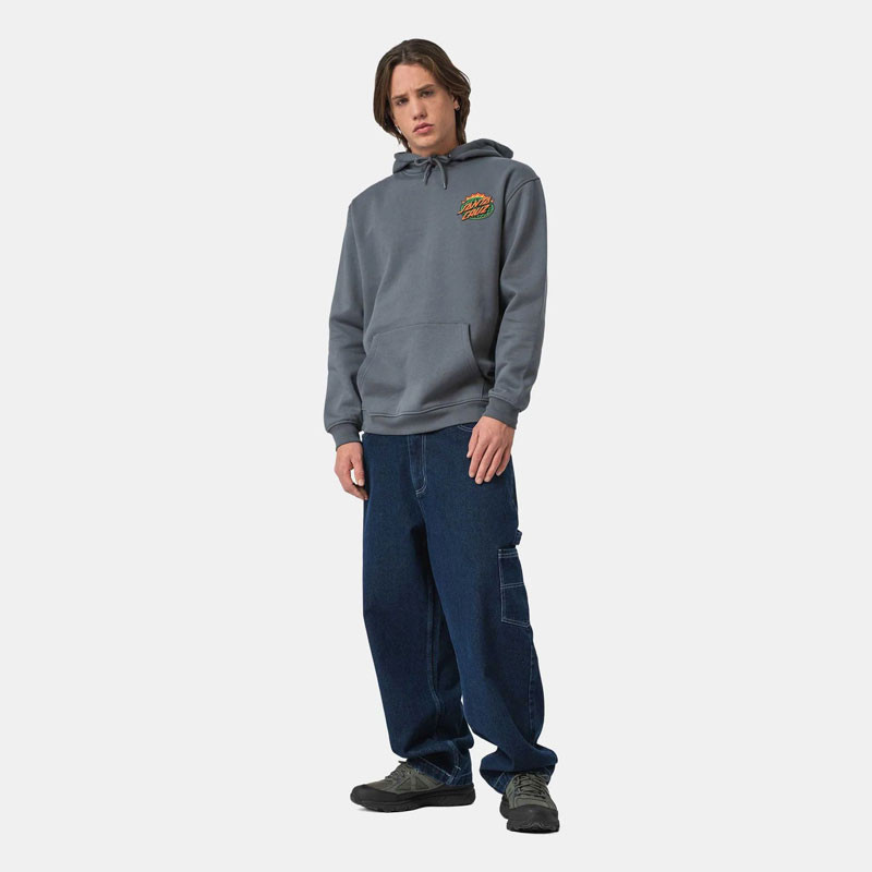 Sudadera Santa Cruz: Kendall End Of The Dot Hood (Storm Grey)