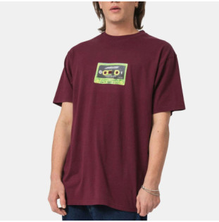 Camiseta Santa Cruz: Reason For Living Mixtape (Dark Cherry)