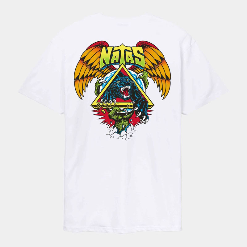 Camiseta Santa Cruz: Natas SC Panther T-Shirt (White)