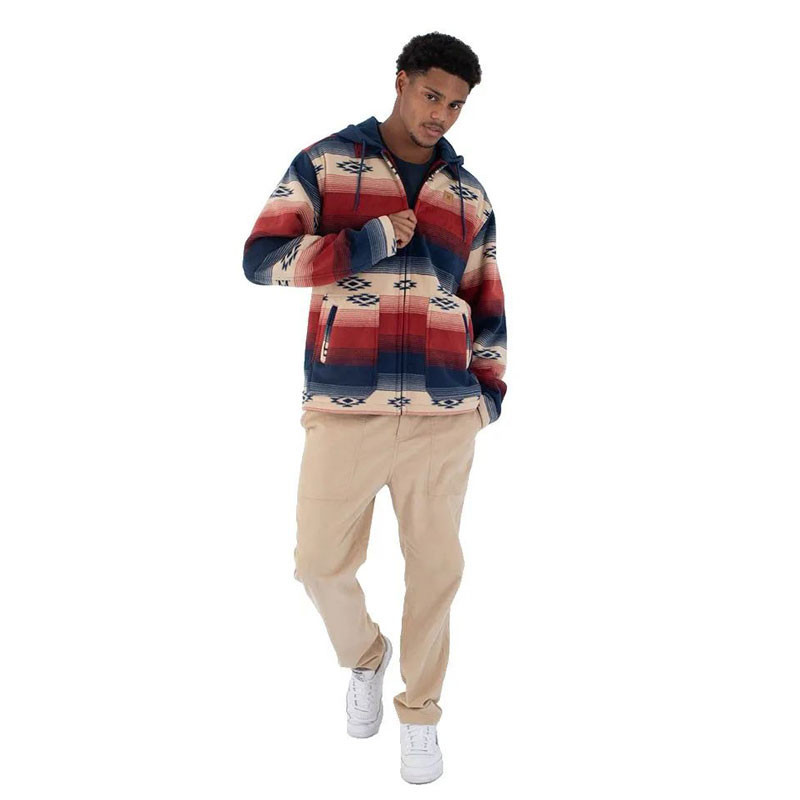 Chaqueta Hurley: Easy Rider Hooded Sherpa (Nightforce)