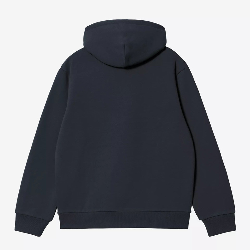 Sudadera Carhartt WIP: Hooded Carhartt Sweat (Deep Nght Palisndr)