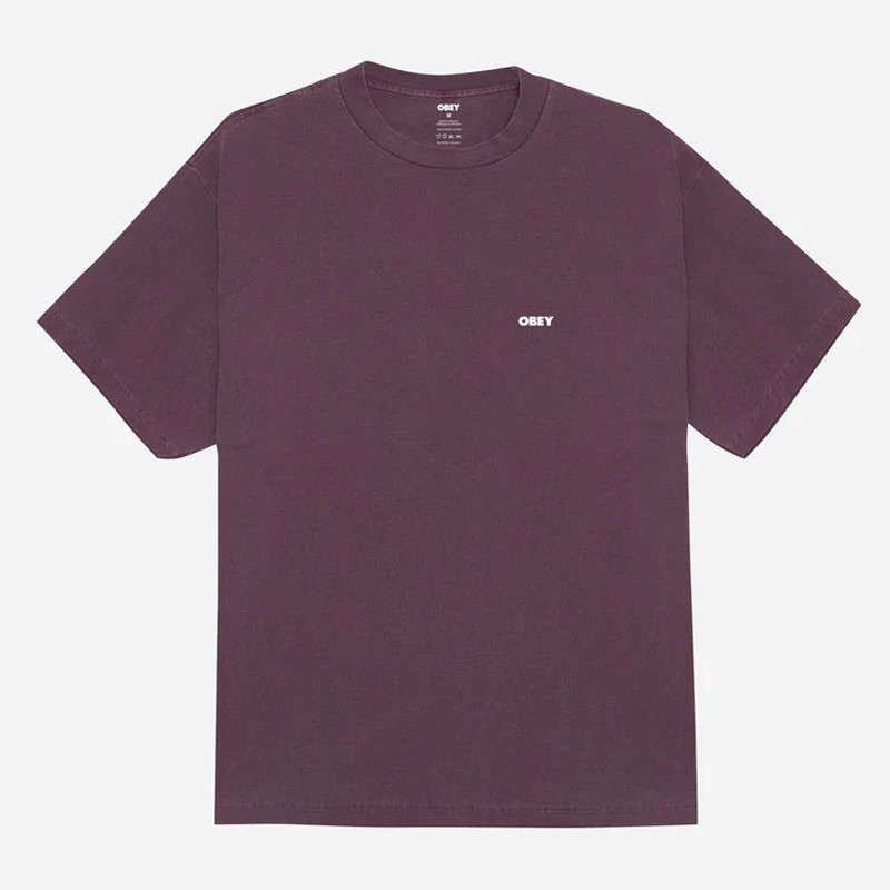 Camiseta Obey: Obey Bold Star (Pigment Plum Perfect)