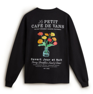 Camiseta Vans: Cafe Vans LS (Black)
