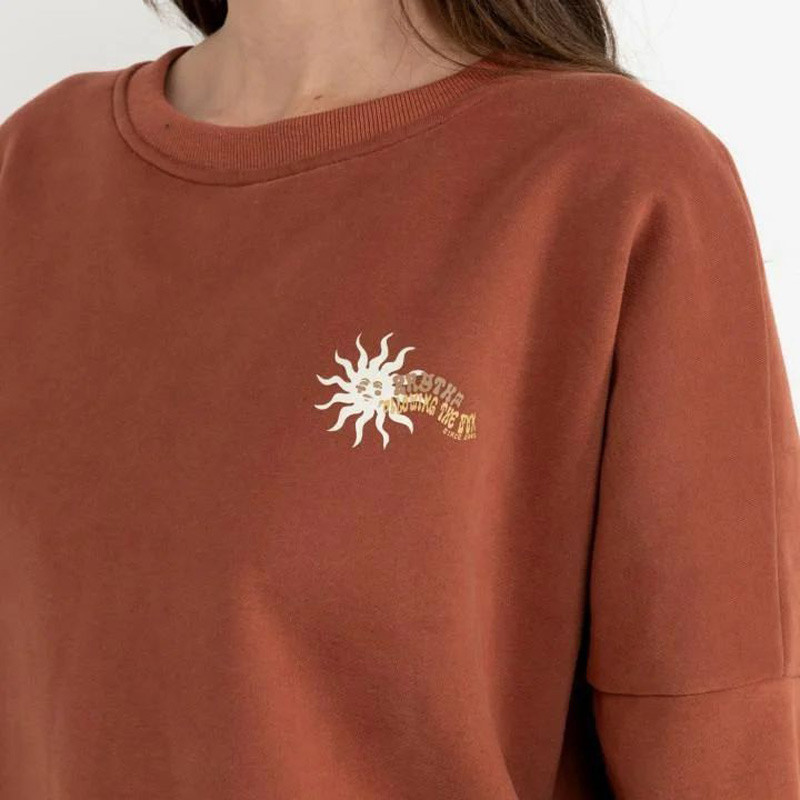 Sudadera Rhythm: Follow The Sun Slouchy Crew Neck Fl (Rst)