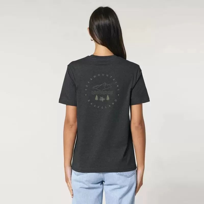 Camiseta Atlas: Itsas & Mendi Tee 2.0 (Dark Heather Grey)