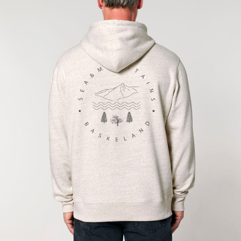 Sudadera Atlas: Itsas & Mendi Hood 2.0 (Eco Heather)