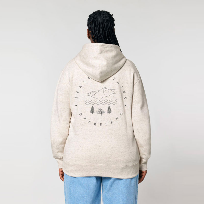Sudadera Atlas: Itsas & Mendi Hood 2.0 (Eco Heather)