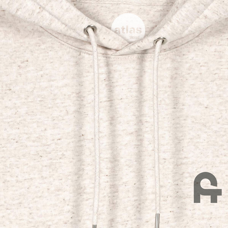 Sudadera Atlas: Itsas & Mendi Hood 2.0 (Eco Heather)
