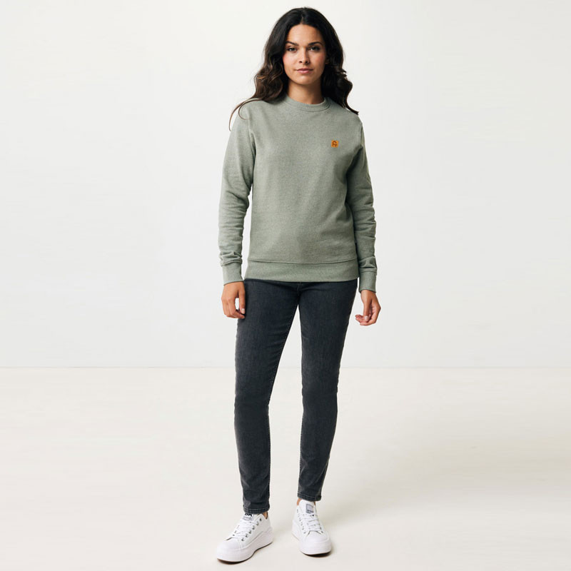 Sudadera Atlas: Okendo Crew (Heather Green)