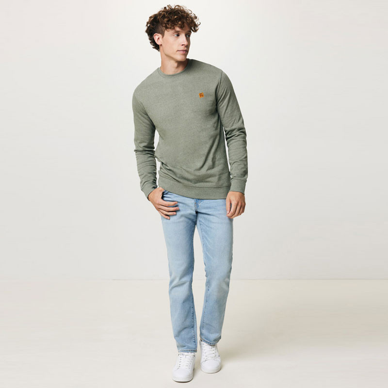 Sudadera Atlas: Okendo Crew (Heather Green)