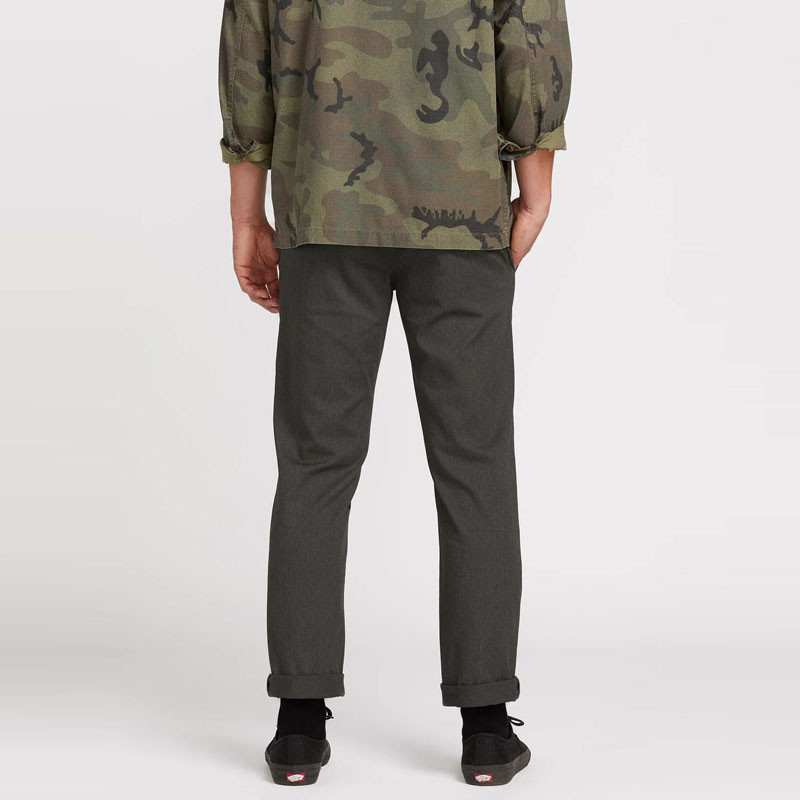 Pantalón Volcom: Frickin Modern Stret (Charcoal Heather)