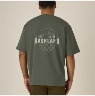 Camiseta Atlas: Baskland Boxy Tee (Khaki Stone)