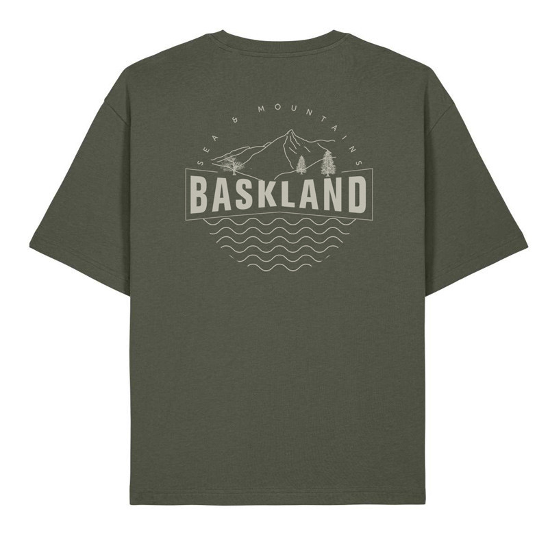 Camiseta Atlas: Baskland Boxy Tee (Khaki Stone)