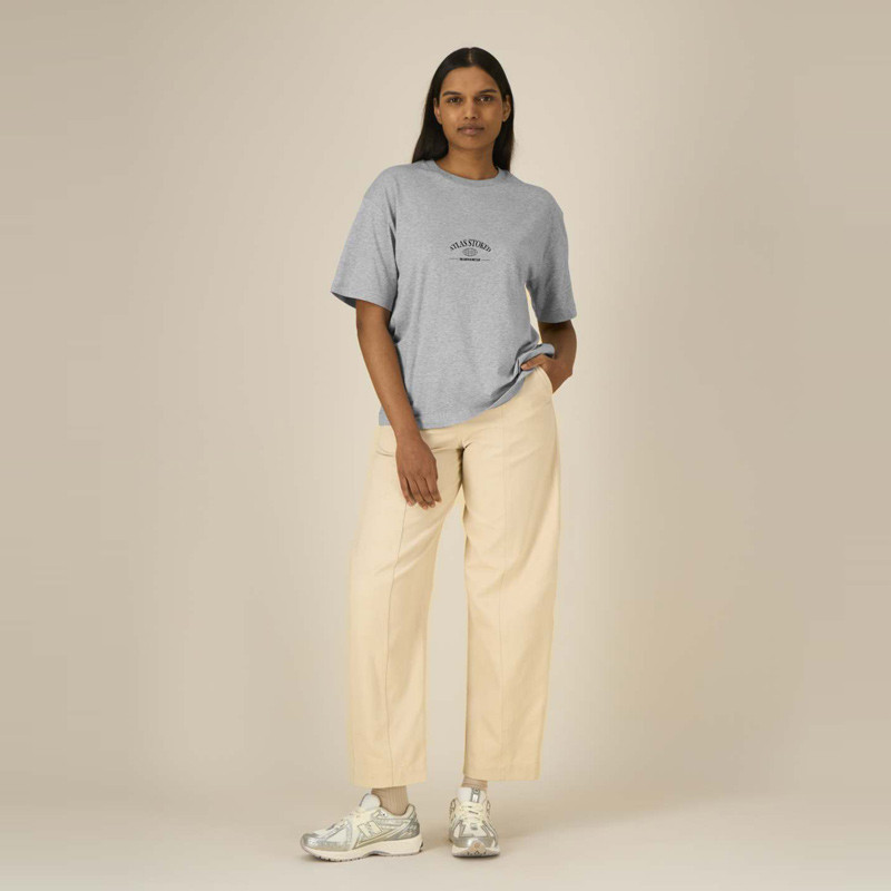 Camiseta Atlas: The Earth Boxy Tee (Heather Grey Black)