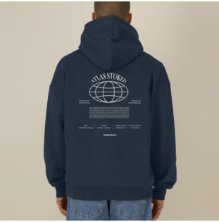 Sudadera Atlas: The Earth Boxy Hood (Navy)