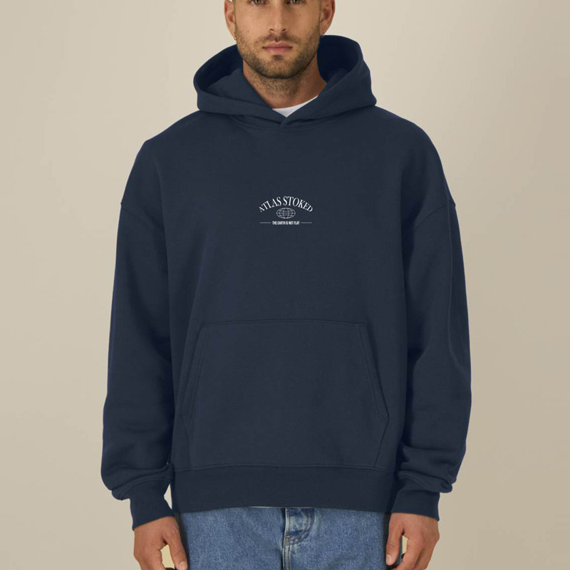 Sudadera Atlas: The Earth Boxy Hood (Navy)