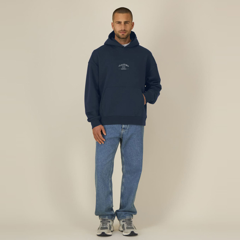 Sudadera Atlas: The Earth Boxy Hood (Navy)
