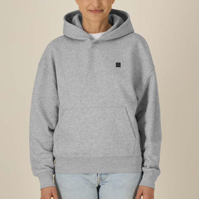 Sudadera Atlas: Roka Boxy Hood (Heather Grey)