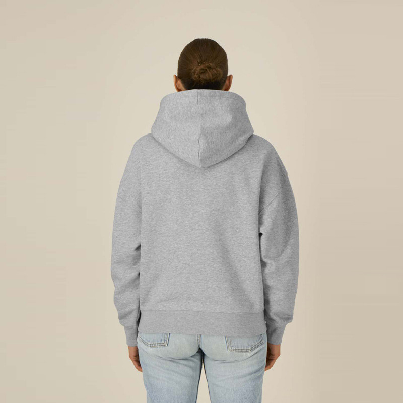 Sudadera Atlas: Roka Boxy Hood (Heather Grey)