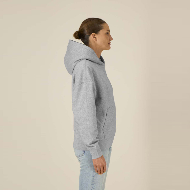 Sudadera Atlas: Roka Boxy Hood (Heather Grey)