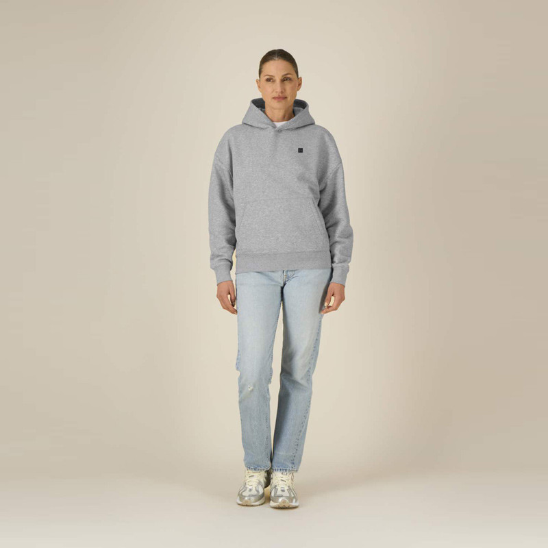 Sudadera Atlas: Roka Boxy Hood (Heather Grey)