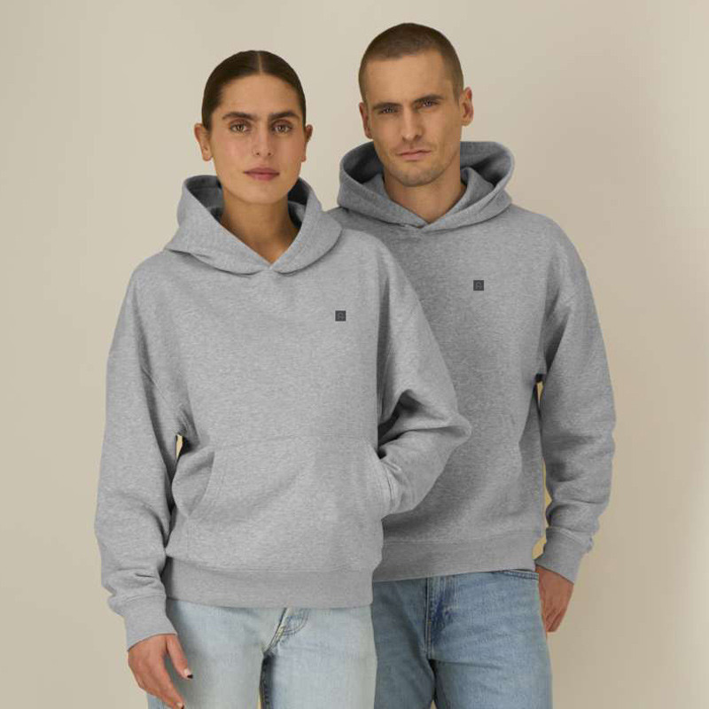 Sudadera Atlas: Roka Boxy Hood (Heather Grey)