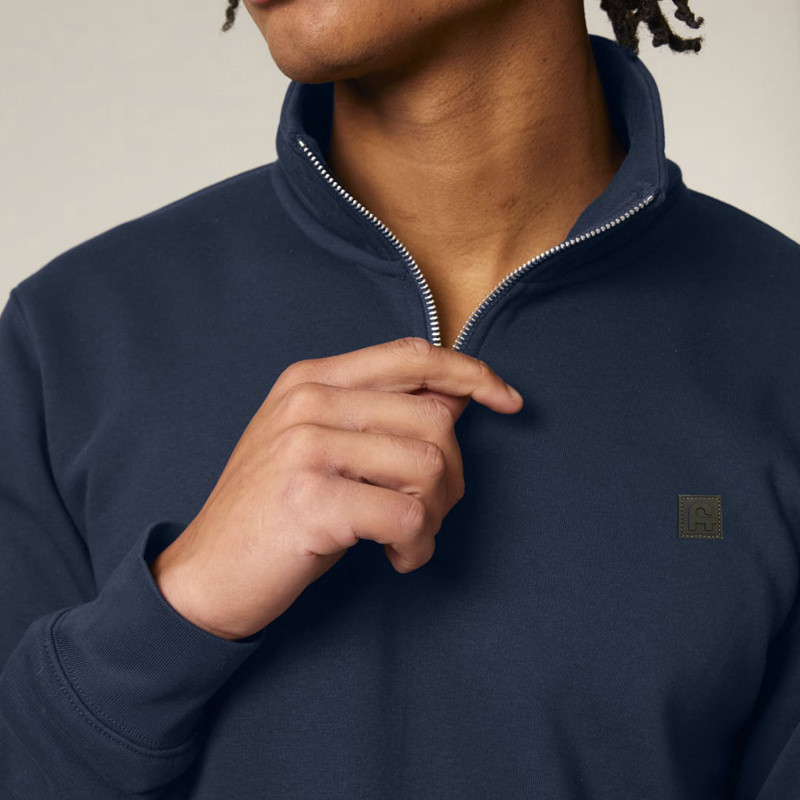 Sudadera Atlas: Roka Half Zip (French Navy)