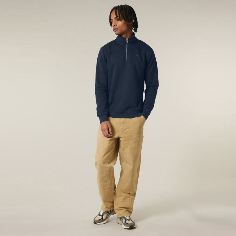 Sudadera Atlas: Roka Half Zip (French Navy)