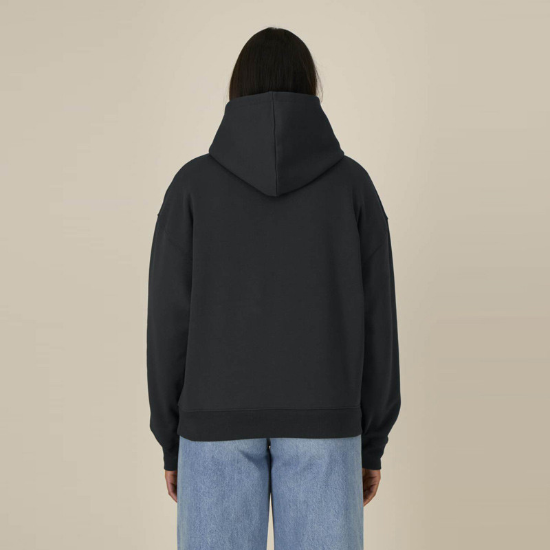 Sudadera Atlas: Roka Boxy Hood (Black)
