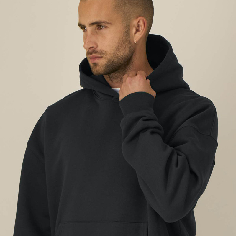 Sudadera Atlas: Roka Boxy Hood (Black)