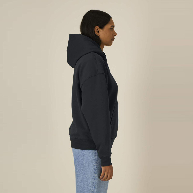Sudadera Atlas: Roka Boxy Hood (Black)