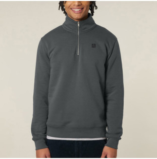 Sudadera Atlas: Roka Half Zip (Anthracite)