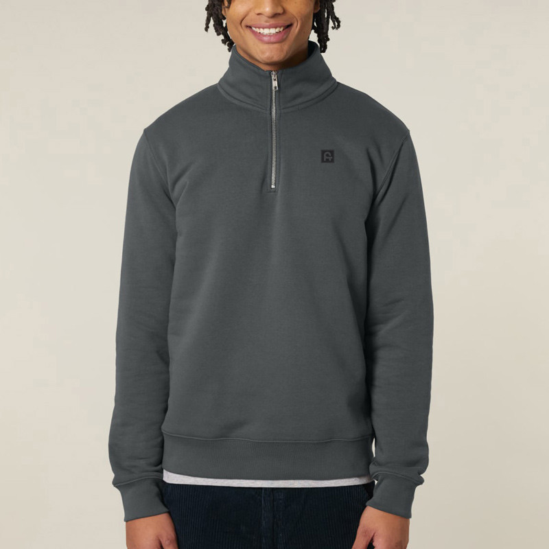 Sudadera Atlas: Roka Half Zip (Anthracite)