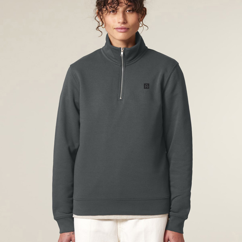 Sudadera Atlas: Roka Half Zip (Anthracite)