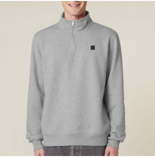 Sudadera Atlas: Roka Half Zip (Heather Grey)