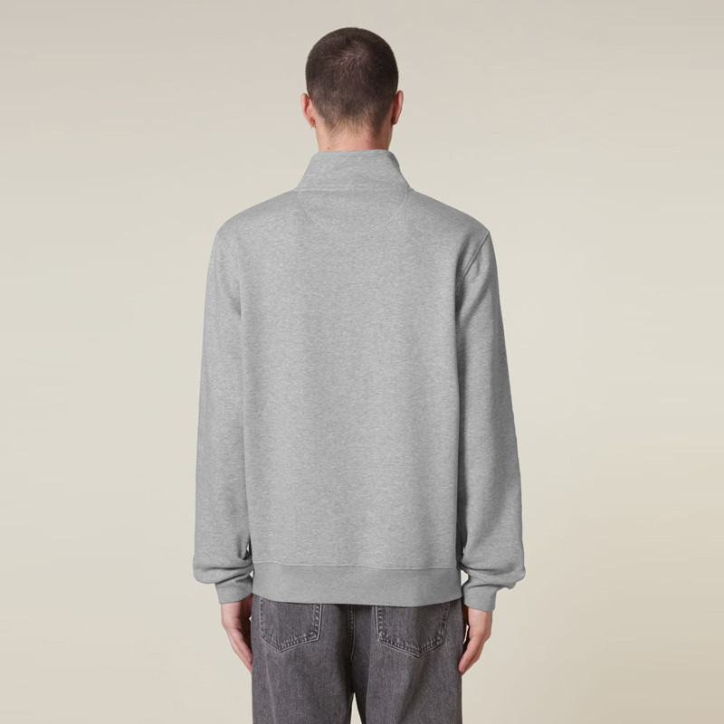 Sudadera Atlas: Roka Half Zip (Heather Grey)