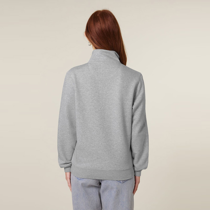Sudadera Atlas: Roka Half Zip (Heather Grey)