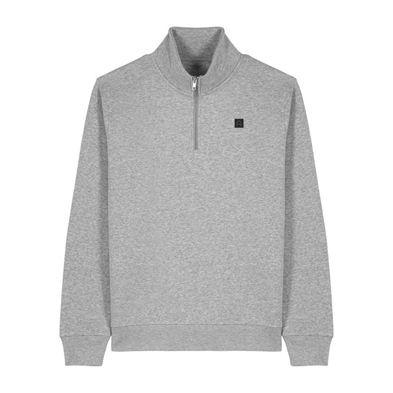 Sudadera Atlas: Roka Half Zip (Heather Grey)