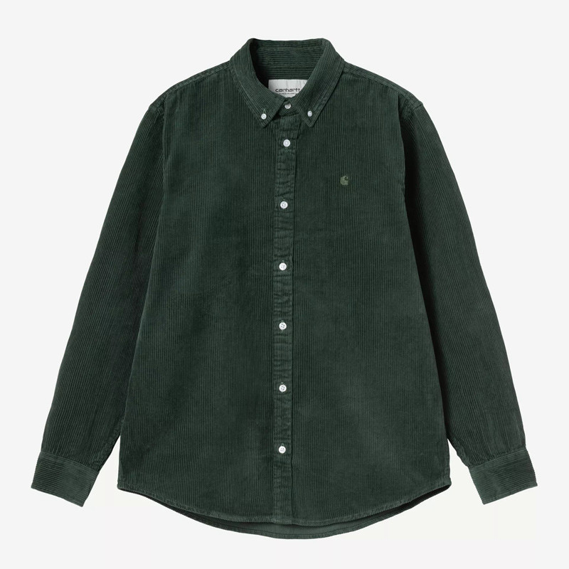 Camisa Carhartt WIP: LS Madison Cord Shirt (Sycamore Tree)